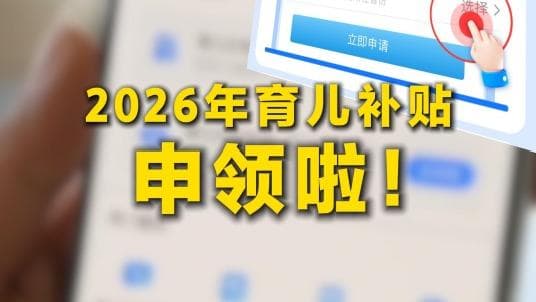 2026年育儿补贴申领热潮引发全国性"宝宝经济"讨论