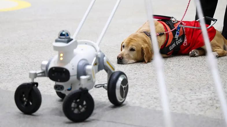 深圳地铁智能导盲犬服务引发广泛关注